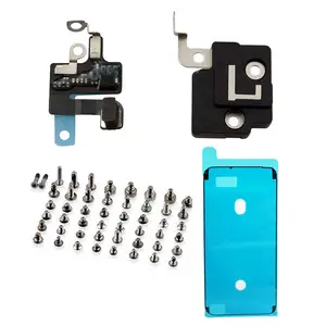 mobile phone parts for iphone 7 7plus 8 8 plus wifi signal antenna flex cable gps cover full set screw waterproof sticker free global shipping