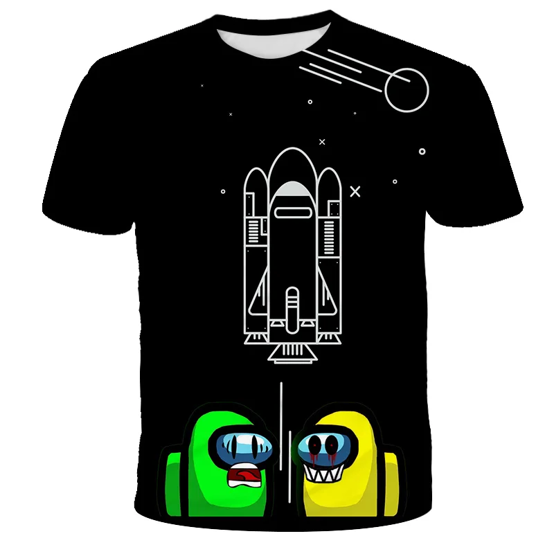 

Funny Among Us t Shirts xxx Girls Child T Shirt Fashion Kawaii Kids Clothes Harajuku Tee Streetwear Boys Clothes Tops Camisetas