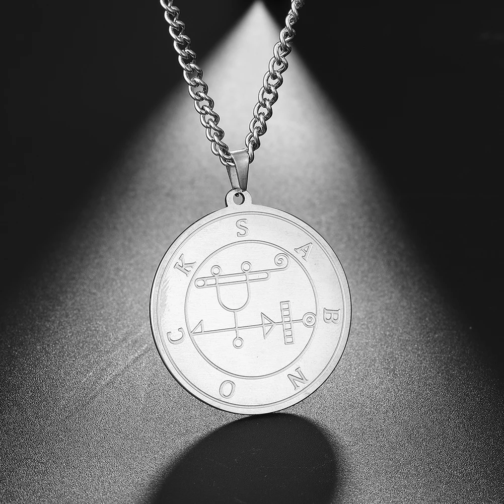 Мужское ожерелье с амулетом из нержавеющей стали|Ожерелья подвеской| |