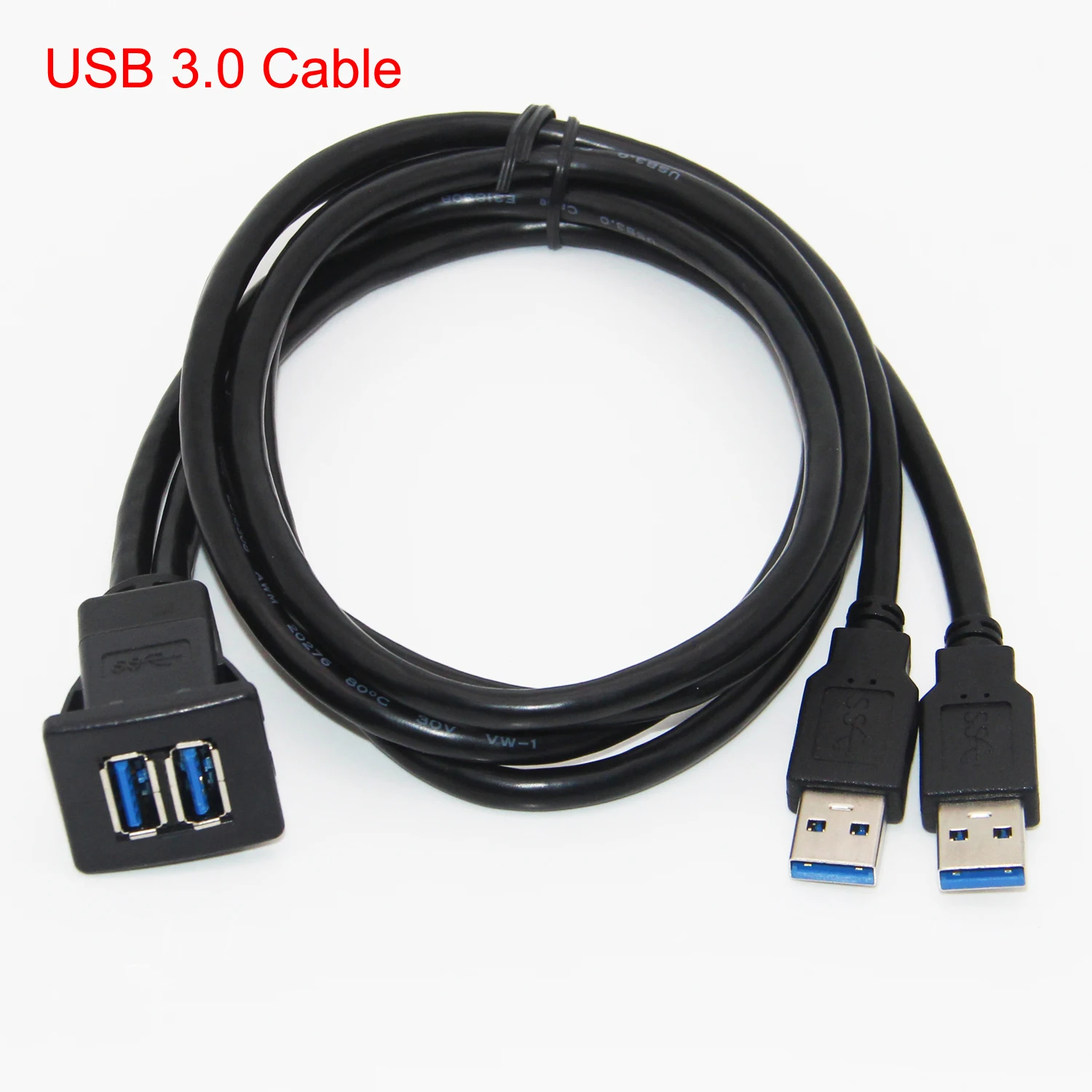 Lballist двойной USB2.0 USB3.0 мужчин и женщин панель скрытого монтажа приборной панели