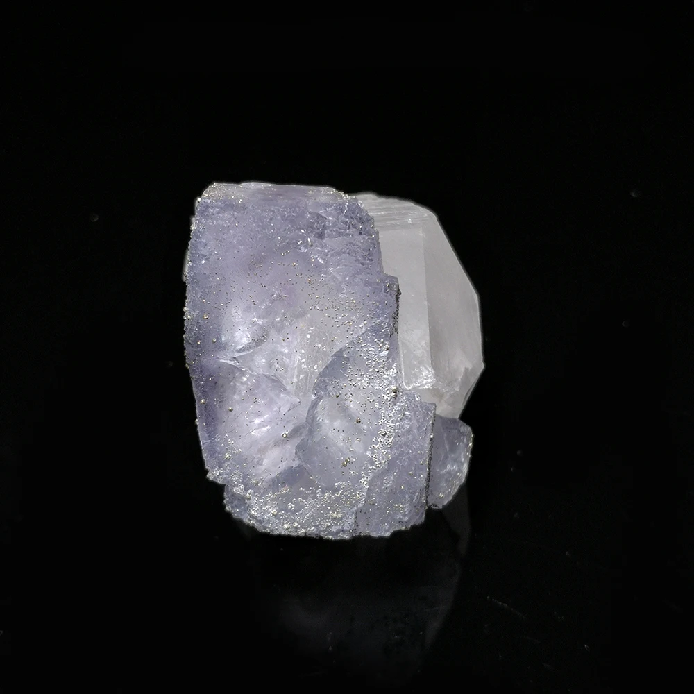 

90g Natural Stone Blue Fluorite and Quartz and Pyrite Mineral Crystal Specimen from Yaogangxian Hunan Province,China A3-4