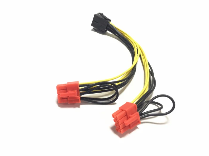 20 см PC источник питания CPU Molex 8 pin до 2 PCI e 8pin(6 + 2) pci express разъемы видеокарты
