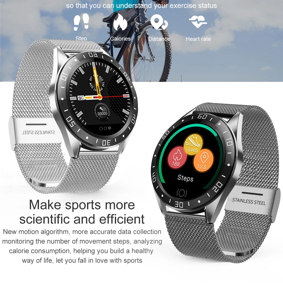 

LIGE Men Smart Watch Men Sports Watch IP68 Waterproof Fitness Tracker Blood Pressure Monitor Pedometer Smartwatch reloj intelige
