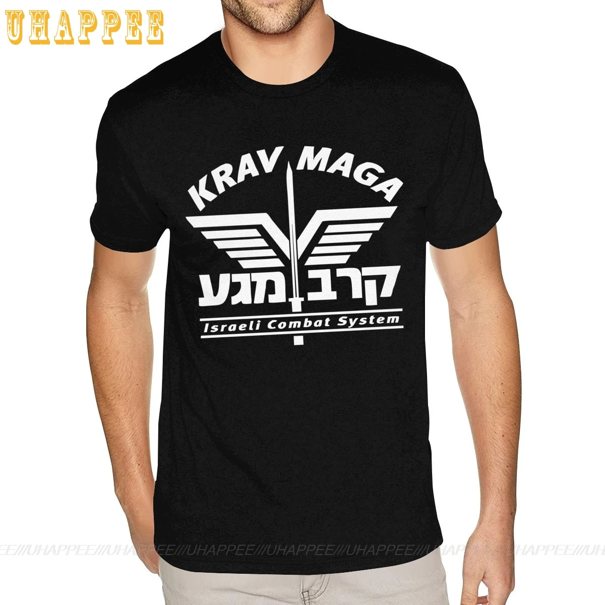 Европейское Качество футболки Krav Maga из Израиля Мужская Уличная одежда забавная