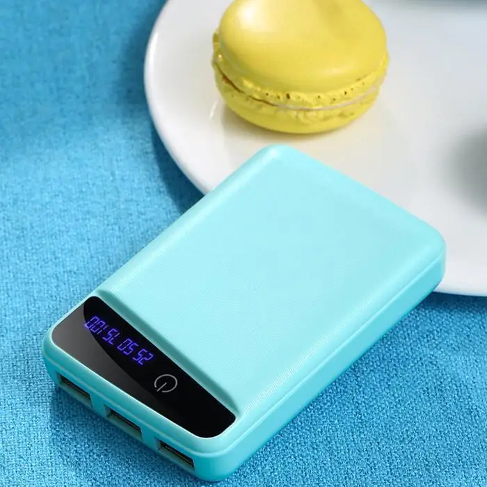 3 USB mi ni power Bank мобильный телефон 10000 мАч портативное зарядное устройство Внешняя батарея power bank Poverbank для samsung iPhone X Xiaomi mi
