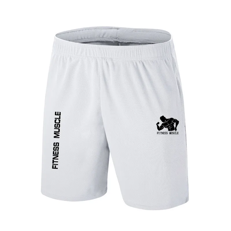 Мужские шорты для бега компрессионные быстросохнущие сетчатые спортивные