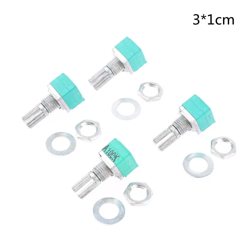 

RK097G 6-контактный A10K A20K A50K A100K с аудиовалом переключателя, 15 мм, усилитель, уплотнительный потенциометр, 1 шт.