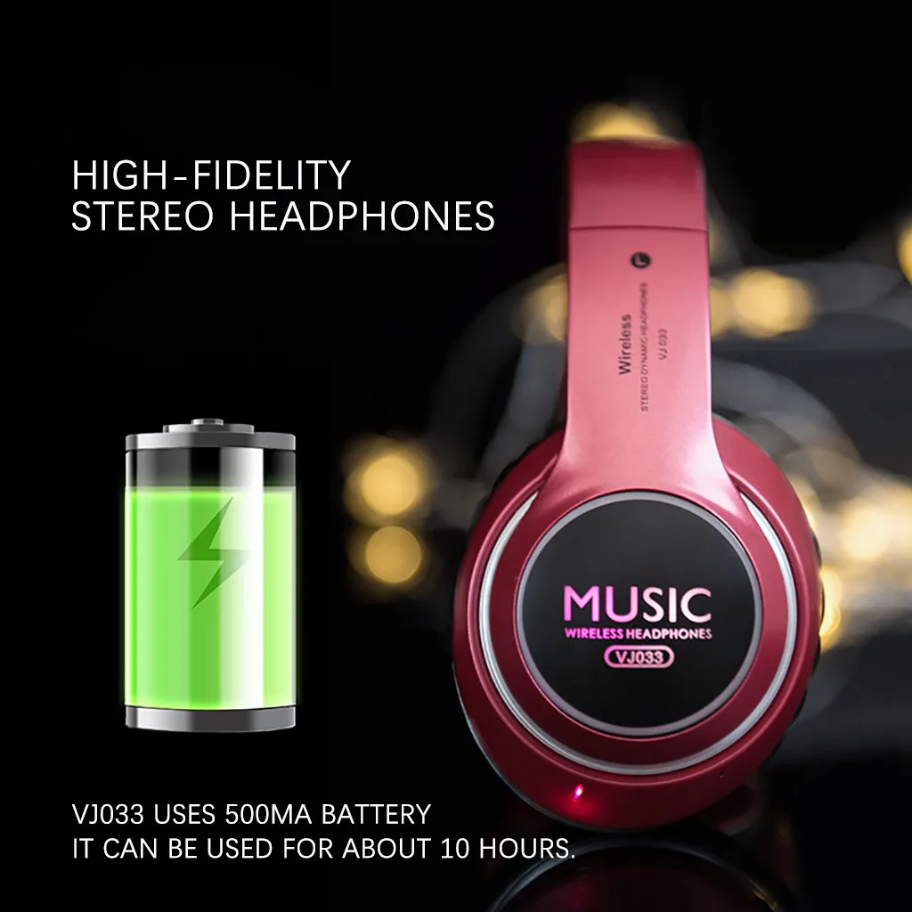 H25 новые светодиодные беспроводные Bluetooth наушники, складные активные Беспроводные наушники с шумоподавлением, гарнитура с микрофоном для телефона