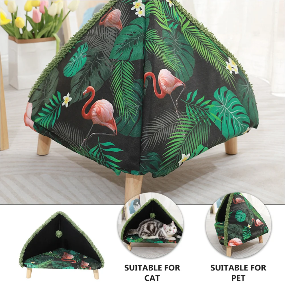 

1Pc Cat House Pattern Cat Nest Household Cat Bed Cat Bed Gift