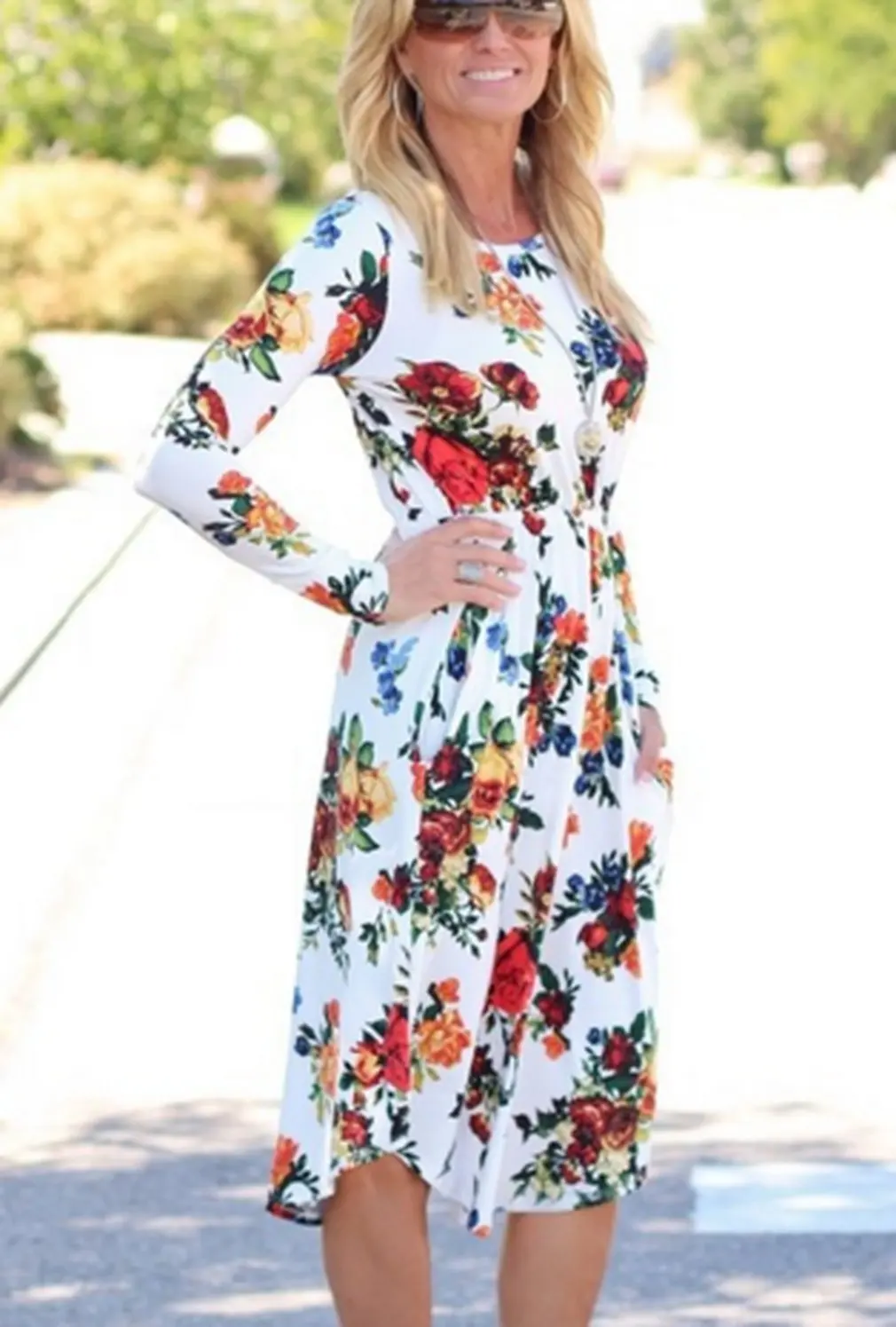 

2020 Elegant Polka Dot Women Dress Female Casual Flare Sleeve Office Chiffon Dresses A-line Vintage Sweet Clothing Vestidos