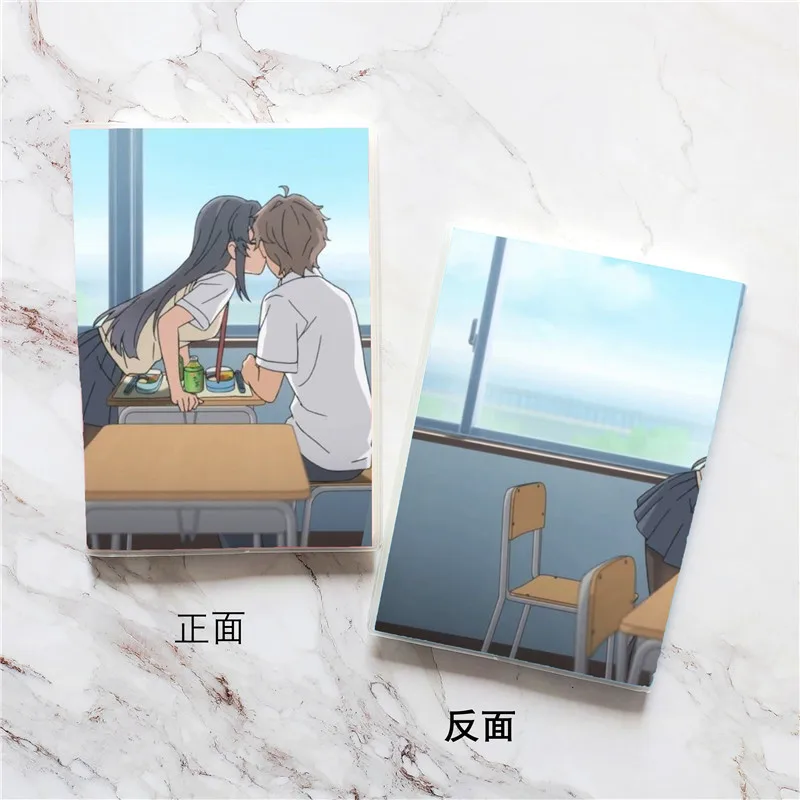 Rascal Does Not Dream of Bunny Girl Senpai Cosplay Notebook Cartoon Note Book Japanese Anime School Student Diary | Тематическая