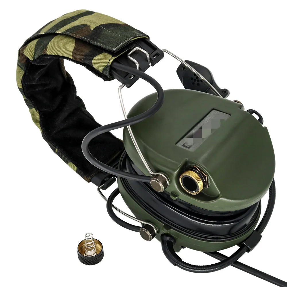 TCIHEADSET Tactical Hunting Pickup Noise Reduction MSASORDIN Headphone Airsoft Tactical Headset Electronic Shooting Earmuffs FG