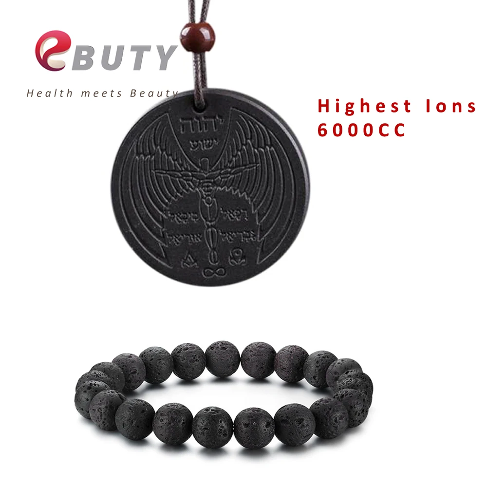 Bracelet Pendant Самый дешевый! EBUTY натуральные мужские браслеты черный натуральный камень женские ювелирные изделия бусины Турмалин талисманы кулон 6000CC - Окраска металла: Bracelet Pendant