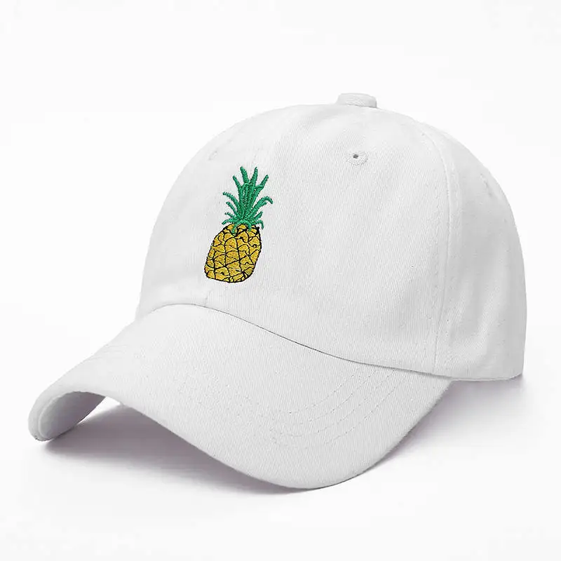 

Baseball Cap Women Men Pineapple Embroidery dad hat Trucker Fashion Unisex Snapback hip hop cap Summer Hats Streetwear casquette
