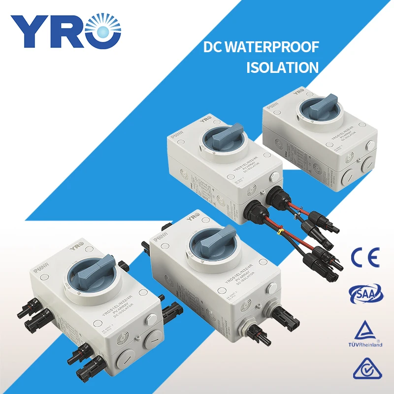 

Photovoltaic Electrical Solar Isolator Switch PV Photovoltaic DC Switch 1000V 32A Outdoor Waterproof IP66 With TUV CE SAA RCM