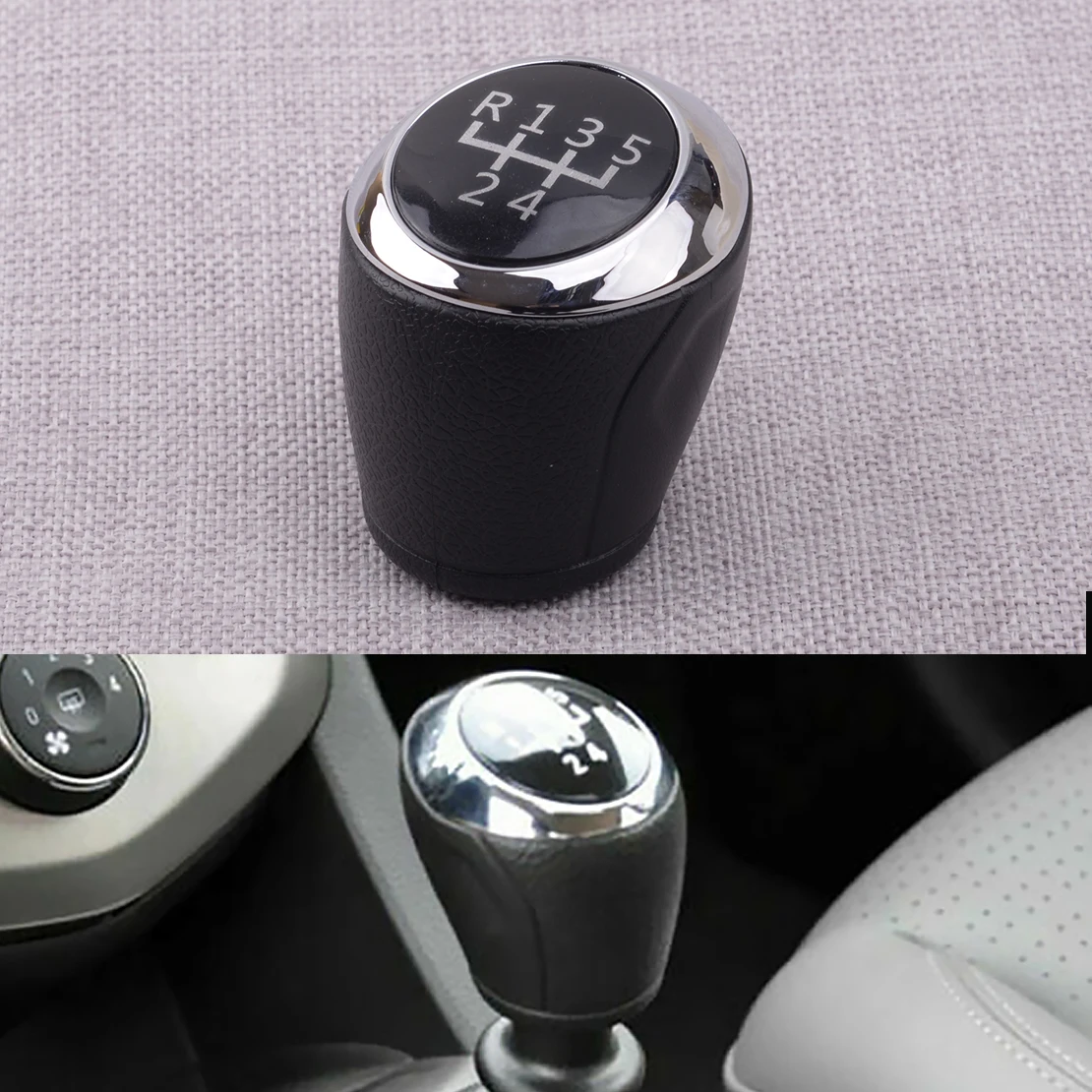 

24108036 Car 5 Speed MT Gear Shift Knob Fit for Chevrolet Aveo Sonic T300 2012 2013 2014 2015 2016 2017 Accessories