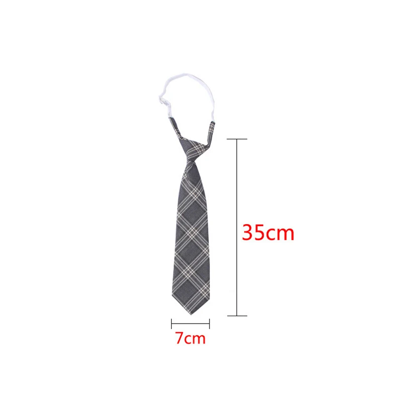 

JK uniform plaid bow tie striped collar flower DK Japanese college style school uniform shirt accessories tie 35CM