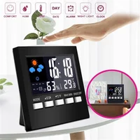 Многофункциональные светодиодные часы-будильник с функцией измерения температуры и влажности