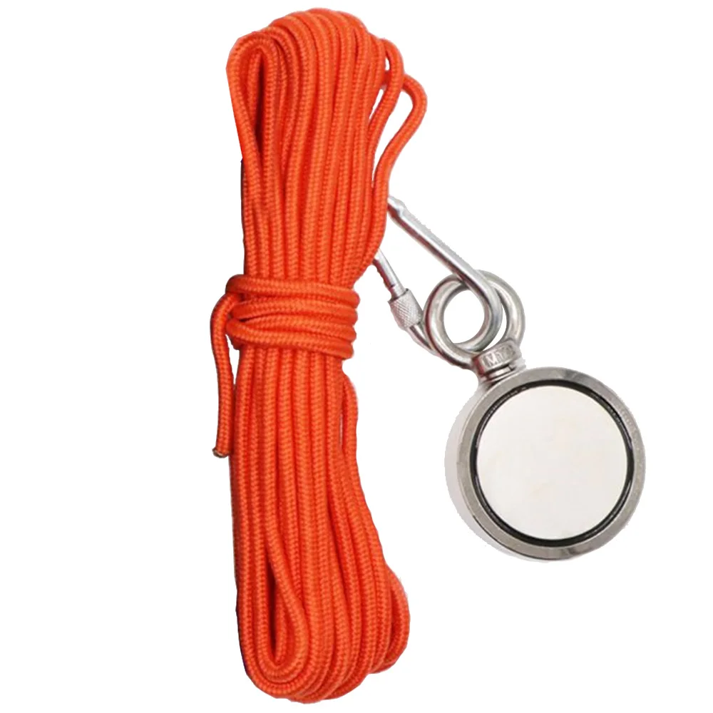 Двухсторонний сильный магнит рыболовные магниты тяговая сила 48/60/67/75/90 мм диаметр