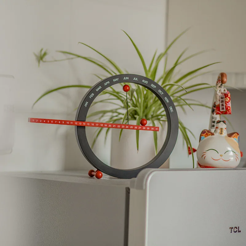 Творческий магнитный шарик настенные часы вечный Настенные календари Новинка