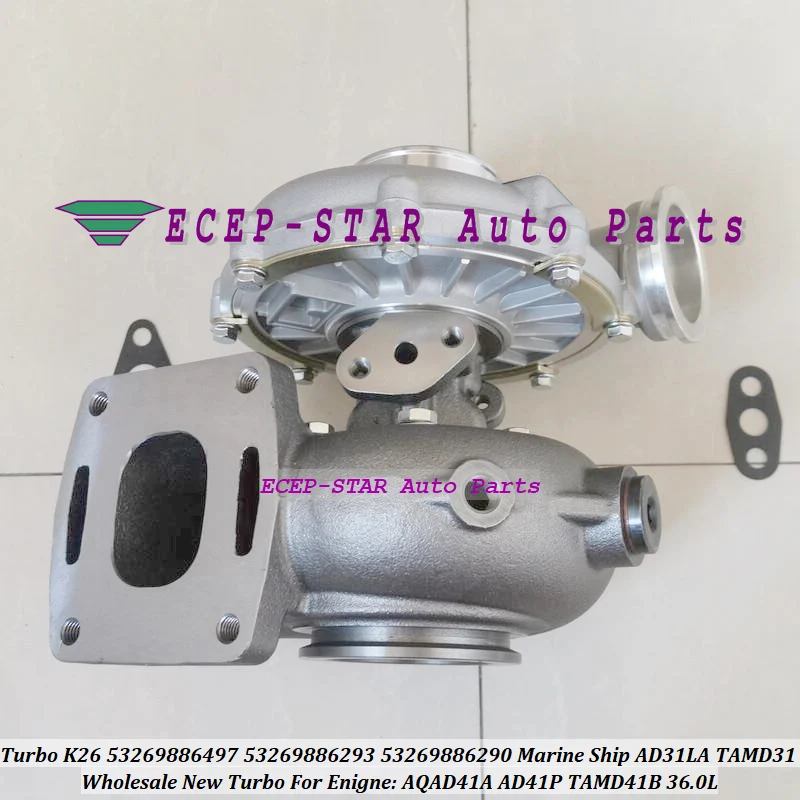 

Turbine housing K26 53269886094 53269706094 3581528 838695 860916R For VOLVO Penta Ship AD31L-A AD31P-A TAMD31 TMD31 2.4L