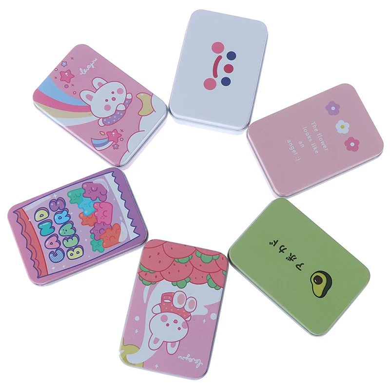9 5*6 5 см конфетная коробка для печенья мини Милая мультяшная жестяная