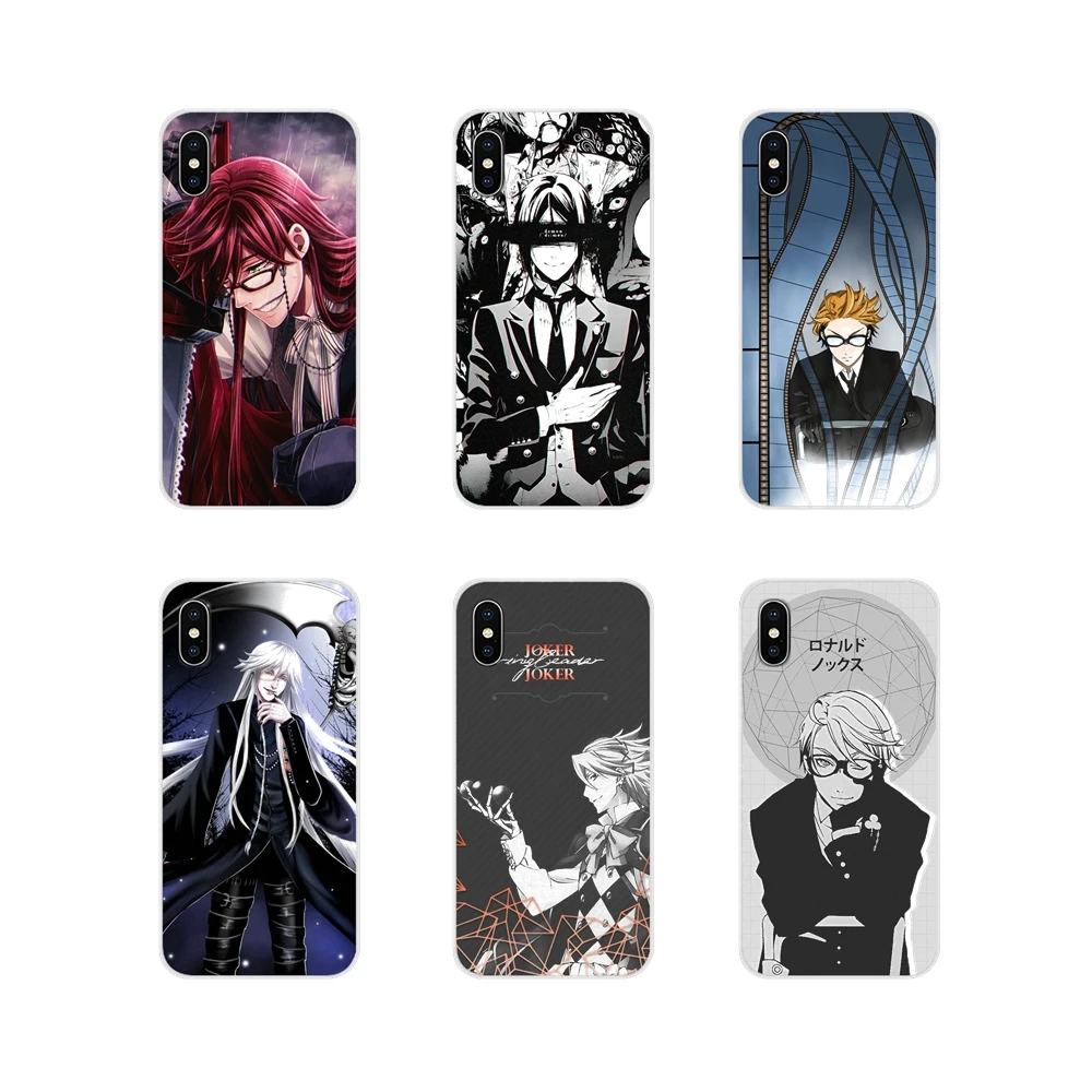 Для Sony Xperia XA1 XA2 XZ1 XZ2 Z2 Z3 compact M2 M4 M5 C6 L2 ULTRA Premium Black Butler Kuroshitsuji аксессуары Чехлы |