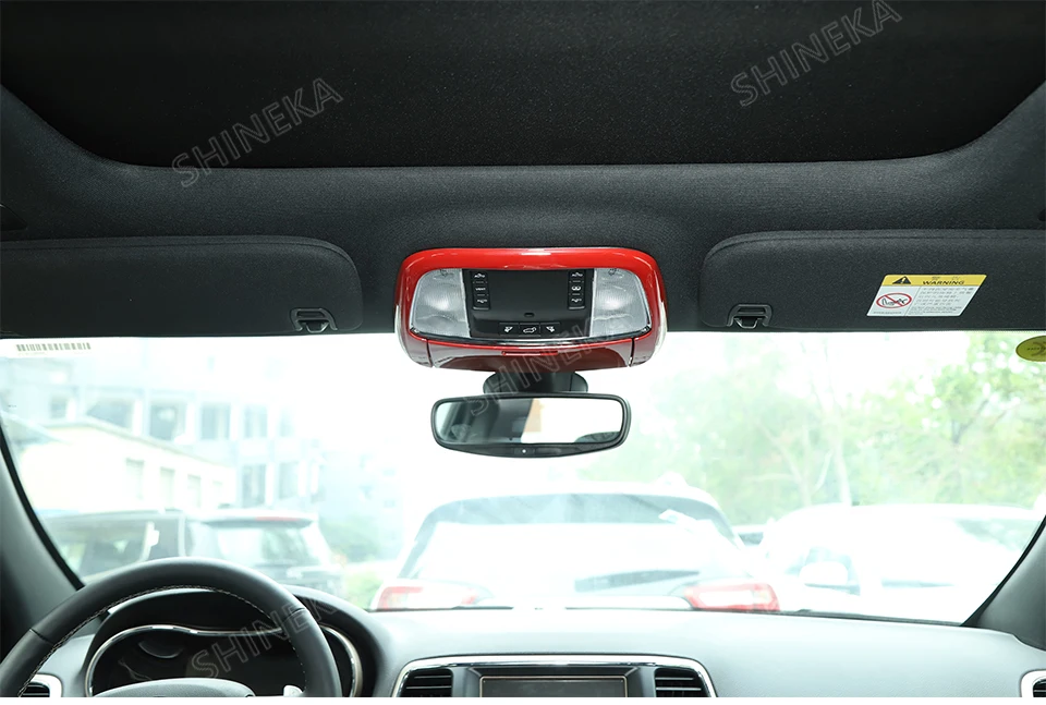 SHINEKA накладки на интерьер для Jeep Grand Cherokee 2011+ Автомобильный интерьер, передний светильник для чтения, декоративные наклейки для Jeep Grand Cherokee