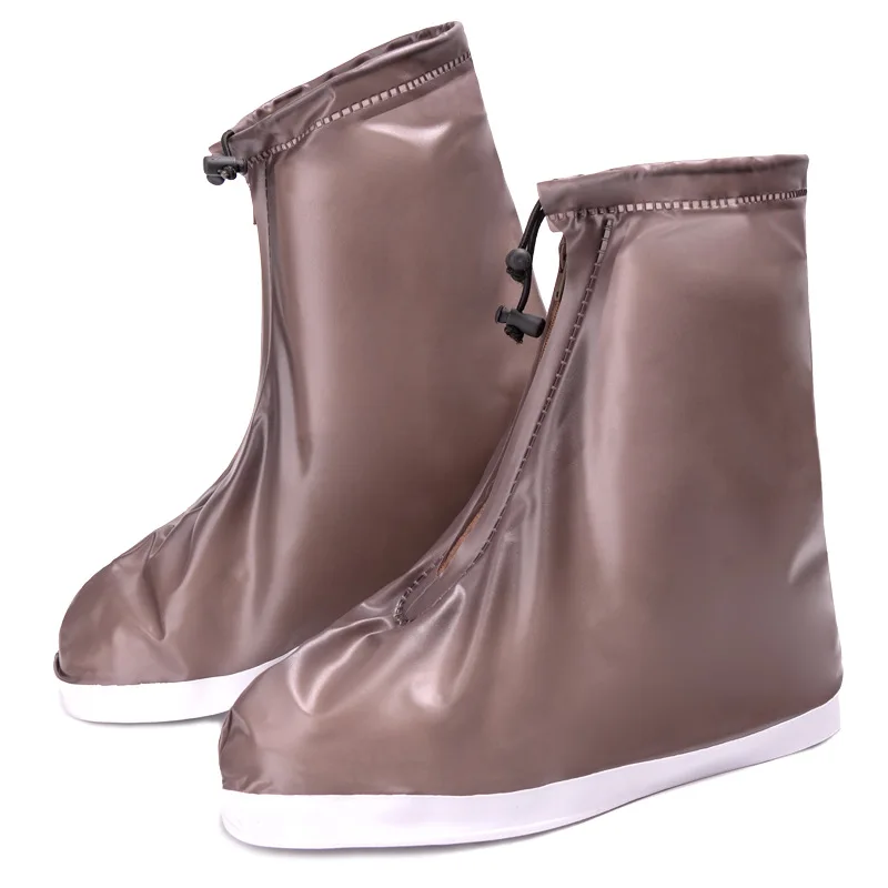Чехлы для обуви от дождя женщин и мужчин водонепроницаемые чехлы утолщенные