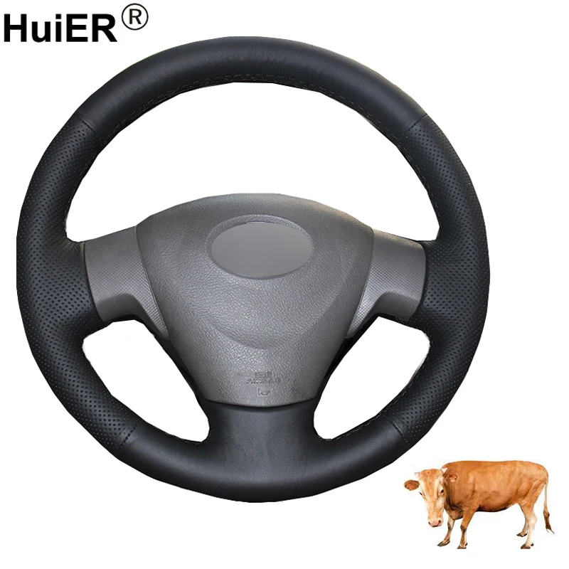 Ручное шитье кожа бычьей кожи для Toyota Corolla 2009 2012 2013 Matrix 2010 Auris 2007 2009|Чехлы на руль| |