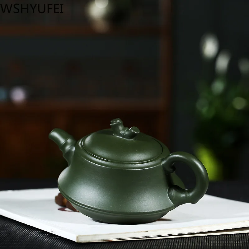 Чайник WSHYUFEI Yixing чайник из фиолетовой глины необработанная руда зеленый грязь