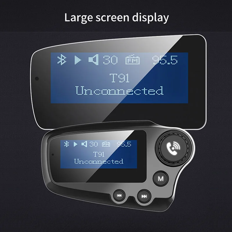 JaJaBor FM передатчик Bluetooth 5 0 автомобильный комплект громкой связи вызов AUX стерео A2DP