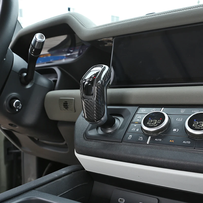Для Land Rover Defender 110 20-21 Настоящее углеродное волокно Автомобильная центральная