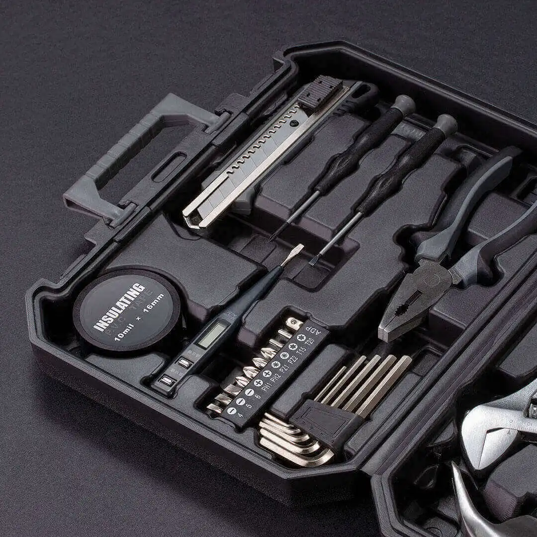 

Xiaomi Jiuxun Home Tools Set Household Tool Set Home Repair Set Hand Tools Toolbox Storage Case Wrench Hammer Tape Plier