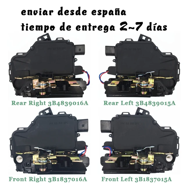 Бесплатная доставка привод дверного замка 3B1837015A для VW Passat B5 Golf Jetta MK4 Beetle спереди
