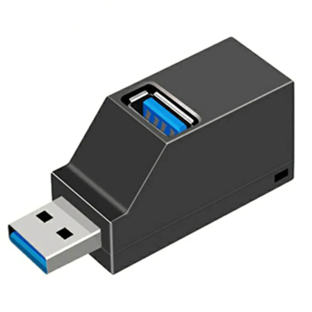

Mini Portable HUB3 Port Splitter In-line USB HUB Extension Hub Fast Transmission High Performance Fast Heat Dissipation