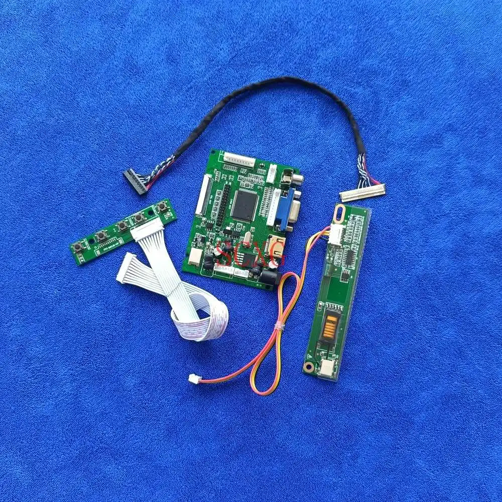 

DIY Kit Fit CLAA140WA01A/QD14WL01 display matrix 1280*768 LVDS 30-Pin VGA 2AV HDMI-compatible LCD controller drive board 1-CCFL