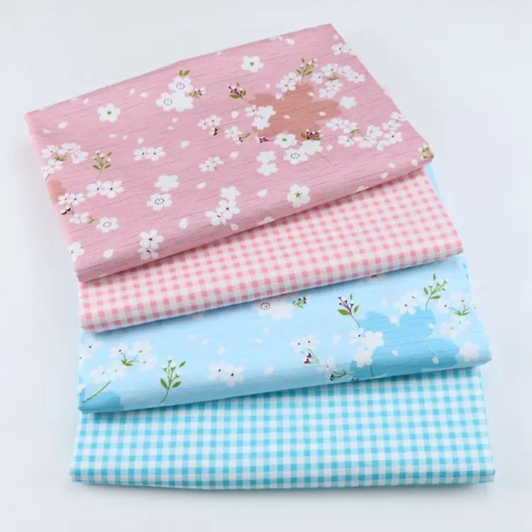 100% хлопок красная полоса серия печатная ткань для квилтинга детей Лоскутная