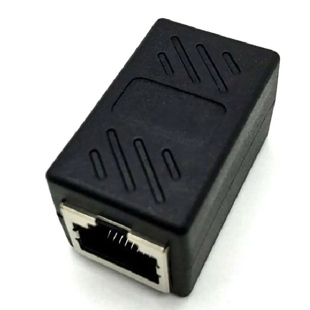 RJ45 Connector Dual-Pass Network Extender Ethernet RJ45 Extender Adapter Gigabit Interface Female to Female Network Connector images - 6