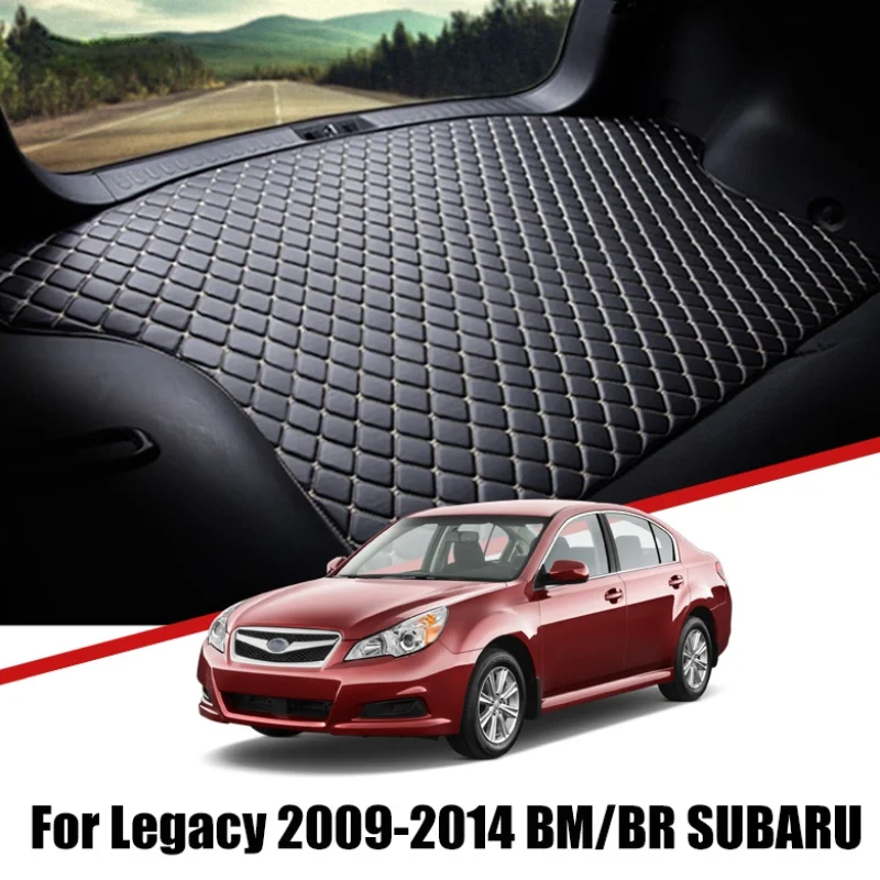 Кожаный коврик для багажника автомобиля Subaru Legacy 2009 2010 2011 2012 2013 2014 подкладка груза