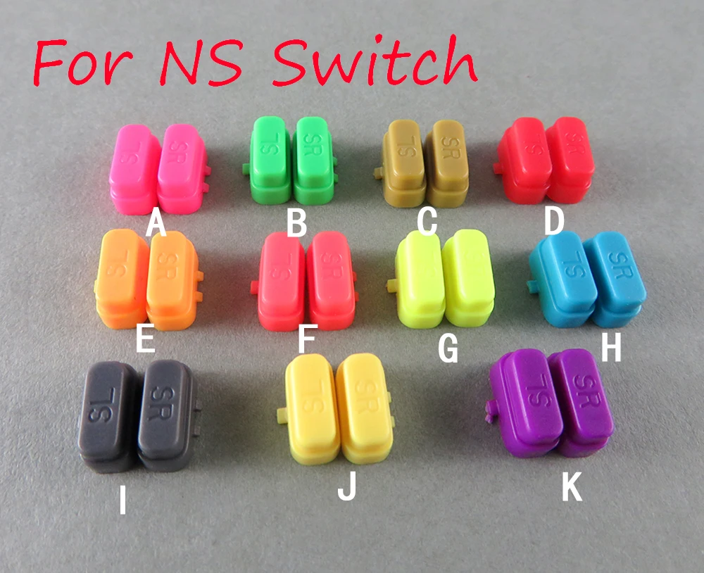 20 шт. = 10 комплектов левые и правые кнопки SL SR для Nintend Switch Joy Con NS пластиковая кнопка