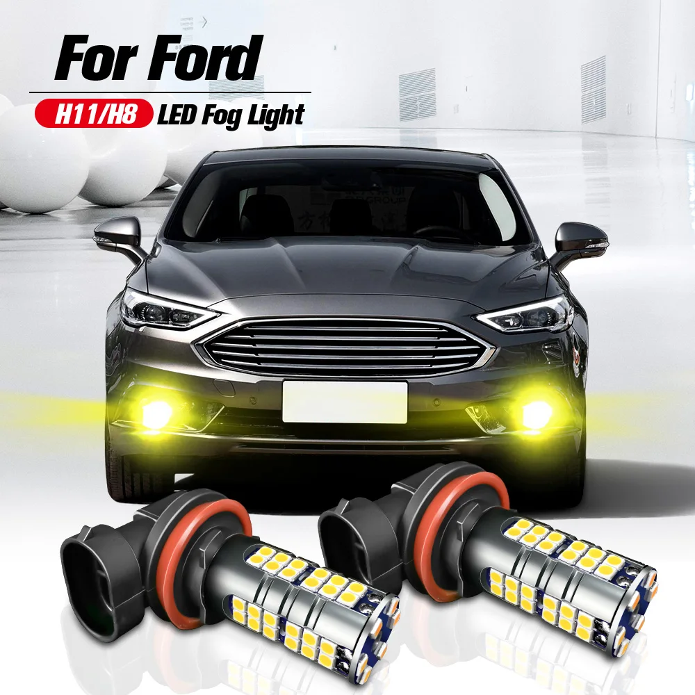 Светодиодсветильник Противотуманные фары H11 H8 лампа для Ford Mondeo MK4 MK5 C-Max Transit Connect
