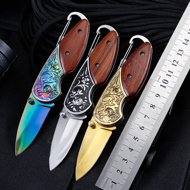 Брендовый дамасский походный мини складной нож Походный охотничий для выживания