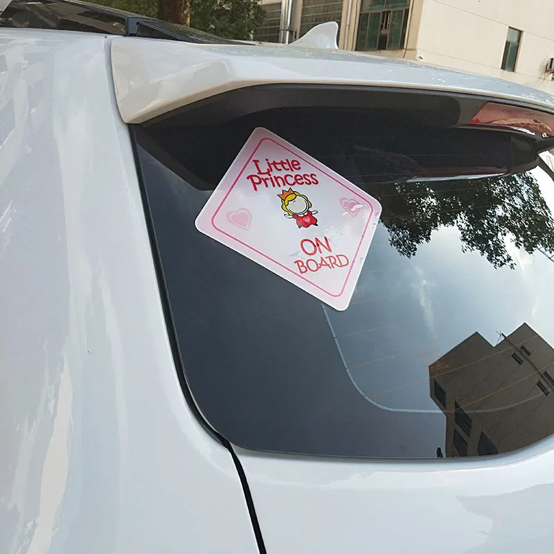 

16cm*16cm Little princess baby Car-Sticker Automobiles Motorcycles Window Bumper Laptop Vinyl Decal PVC Decorative Goods