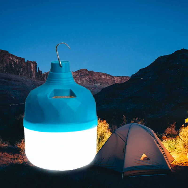 

Портативная и прочная лампа для улицы, перезаряжаемая лампа высокой яркости для ночного рынка, светильник для домашнего прилавка