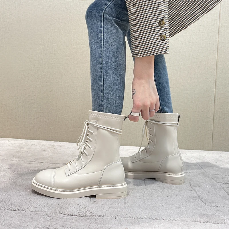 

Женские зимние ботинки со шнуровкой, Размеры 33-43