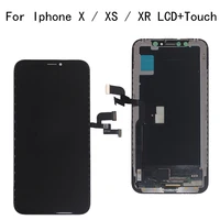 high quality lcd for iphone x xs xr flexible rigid hard oled for iphone x xs gx amoled lcd display soft screen with 3d touch