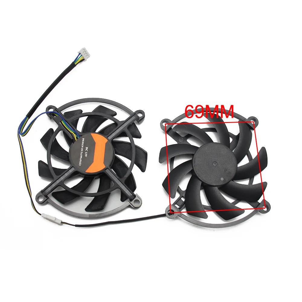 2 шт./лот для цветной видеокарты 1060-3GD5 GeForce GTX1070 iGame S GAMING GTX 1060 1070 охлаждающий