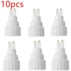 10 шт.лот держатель лампы от GU9 до G10 базовый преобразователь лампы адаптер гнездо для светодиодной галогенной CFL лампы