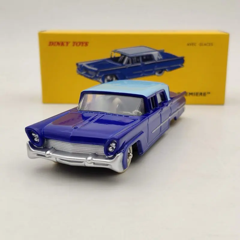 DeAgostini 1/43 Dinky игрушки 532 24p для L ~ coln премьера синий литья под давлением модели
